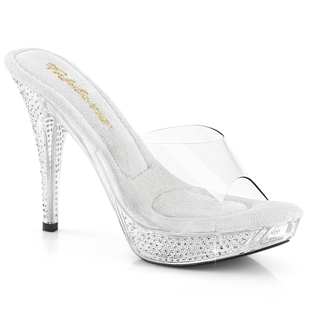Fabulicious - ELEGANT401 Mules with heel - Transparent Product image